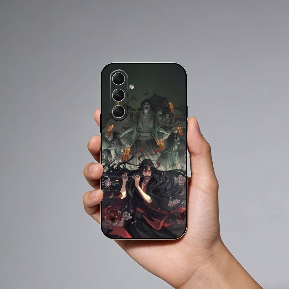 M-Mo Dao Zu Shi MDZS Anime Phone Case For Samsung Galaxy A73,21,22,32,71,53,52,51,80,5G Soft Black Cover