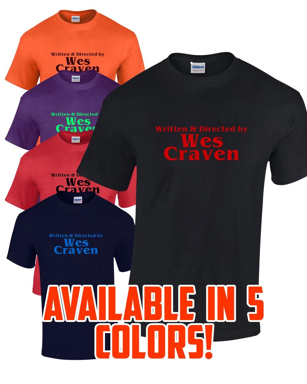 WES CRAVEN T-Shirt Multi Colors S-XL FREE S&H! A Nightmare On Elm St. Scream 4XL