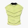 LECOQ GOLF Women'S Color Block Sleeveless Collar Sweater (Gq122Lkp34)