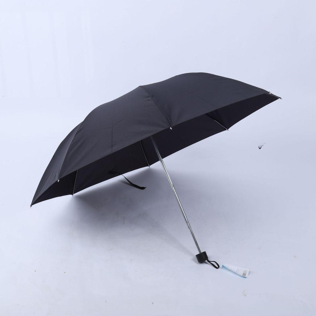 Tiantan 307E Men's Three-Fold Steel Umbrella: Sun & Rain Protection with Logo Printing Option