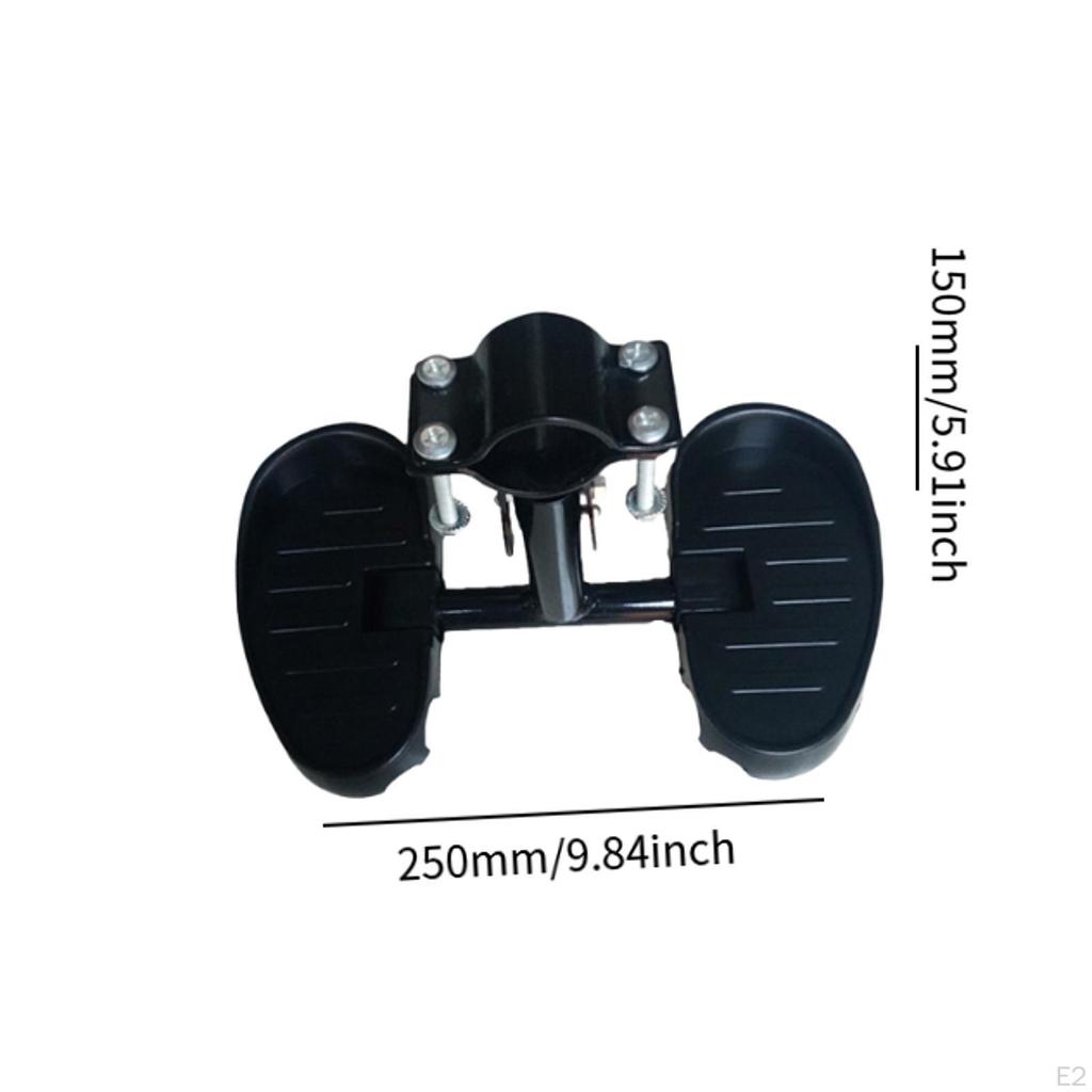 Skate Footrest 3 Wheeled Pedal Wheel Ride on Toy for Residential