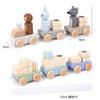 Candle Digital Wooden Commemorative Day Train Toy Set For Holiday Celebration