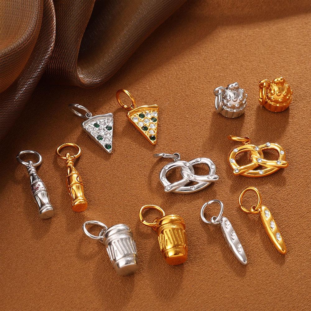 European & American Multi-Element Fruit Series Jewelry: Apple, Pineapple, Peanut Pendant Necklace & Bracelet for Women
