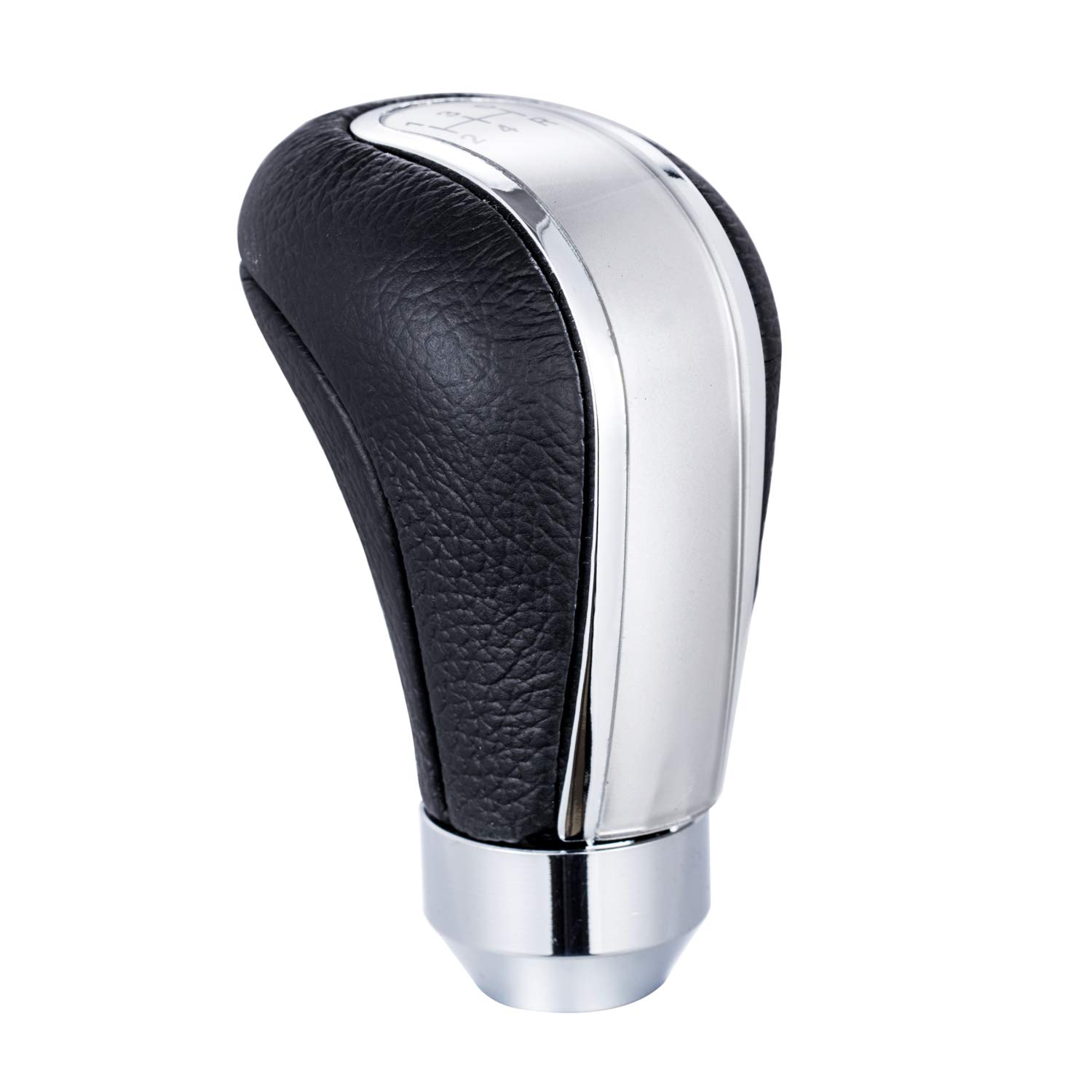 

Bashineng Leather Gear Shifter Knob Head 5 Speed Stick Shift Auto Manual Car Truck Car Accessories Universal чорний