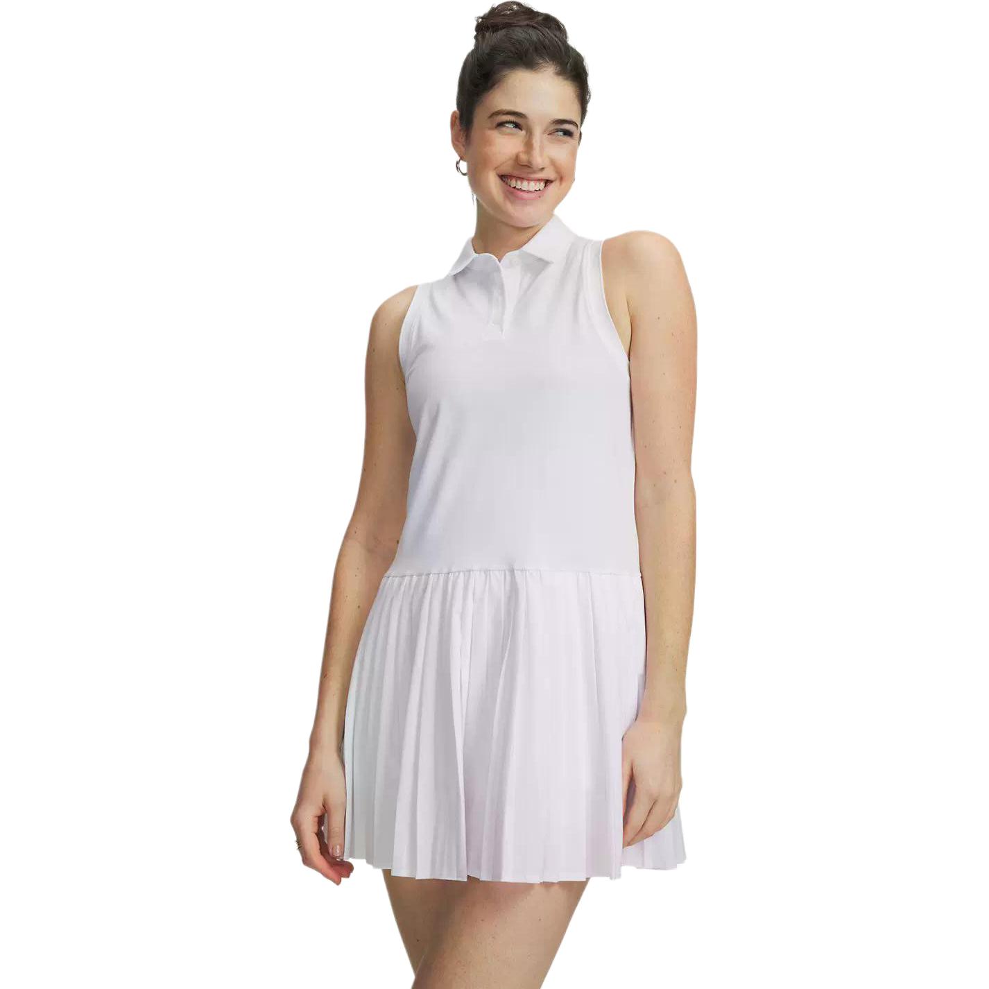 

Under Armour Solid Sleek Golf Sports Sleeveless Dress Women dresses White 6009814-100 S
