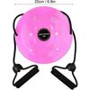 Waist Whisper |  Body Shaping Waist Twisting Disc | Core Workout Equipment for Exercise Waist Twisting Disc with Resistance Band Full Body