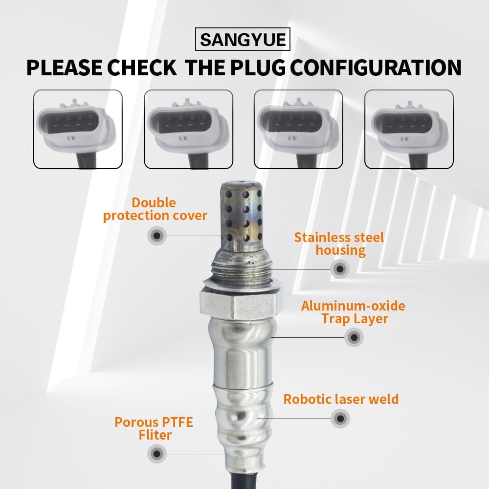 

4PCS Oxygen O2 Sensor 1 & 2 for 2018-2021 Buick Enlave Chevrolet Traverse 3.6L Upstream + Downstream