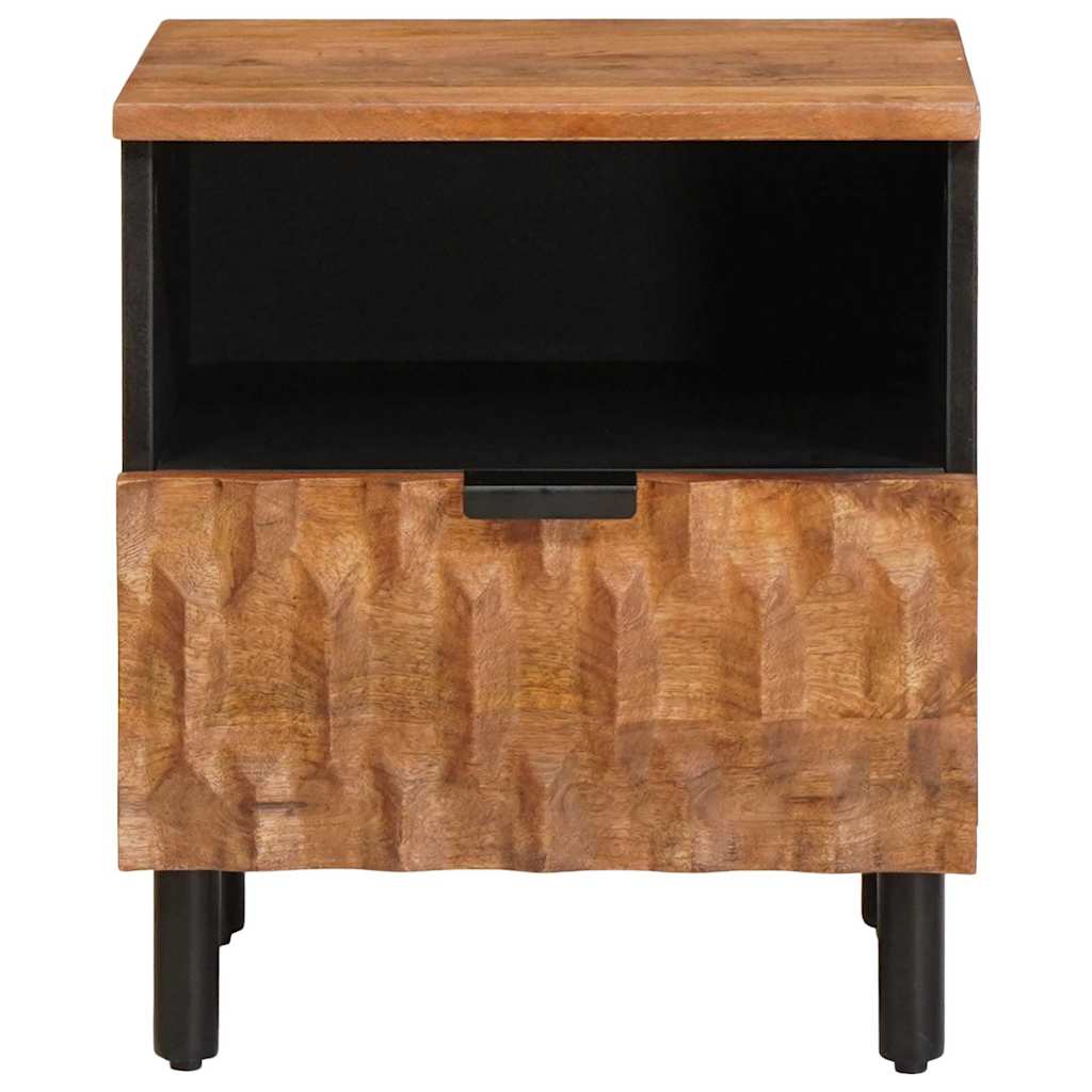 Nightstand Brown 40 x 33 x 46 cm Solid Mango Wood