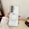 360 Rotating Magnetic Stand Hinge Tempered Glass Film Case for Samsung Galaxy Z Fold 8 7 6 5 4 for Magsafe Shockproof Slim Cover