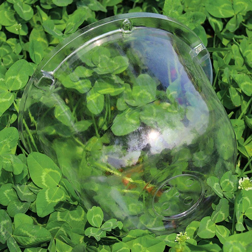 10pcs Plastic Planting Protective Cover Thermal Moisturizing Seedling Insulation Cover Transparent Reusable Seedling Hood
