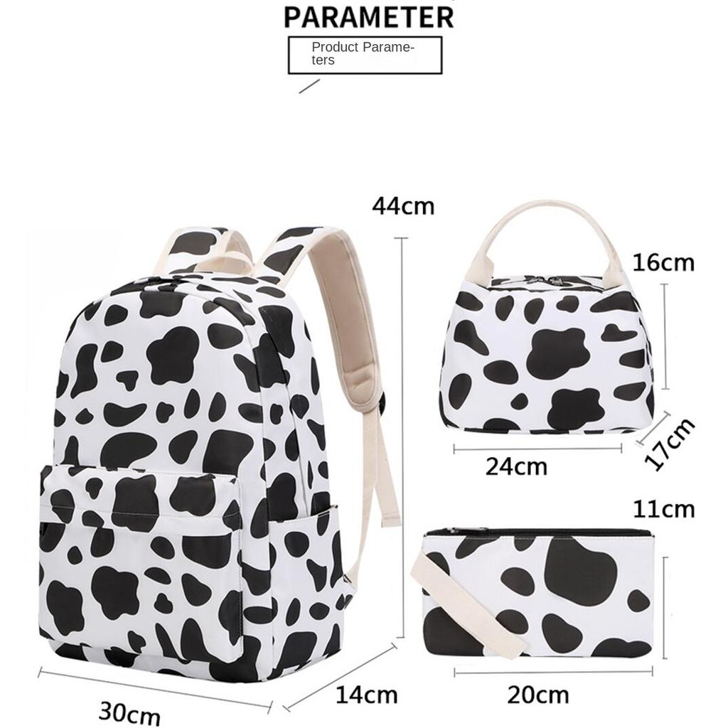 Sunborls 3-Piece Backpack Set For Teen Girls - Lightweight Bookbag With Lunch Bag & Pencil Case
