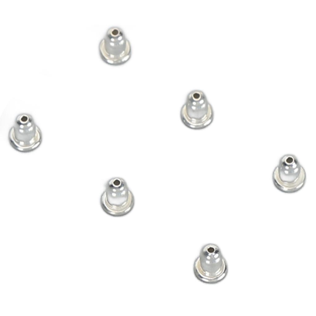 Earring Backs 925 Silver Replacement Secure Locking Studs Backs for Women Girls 3 Pairs