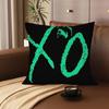 1Pc Rapper The Weeknd Xo Pillow Case Fashion Square Pillowcase Bedroom Sofa Room Ins Decoration Leisure