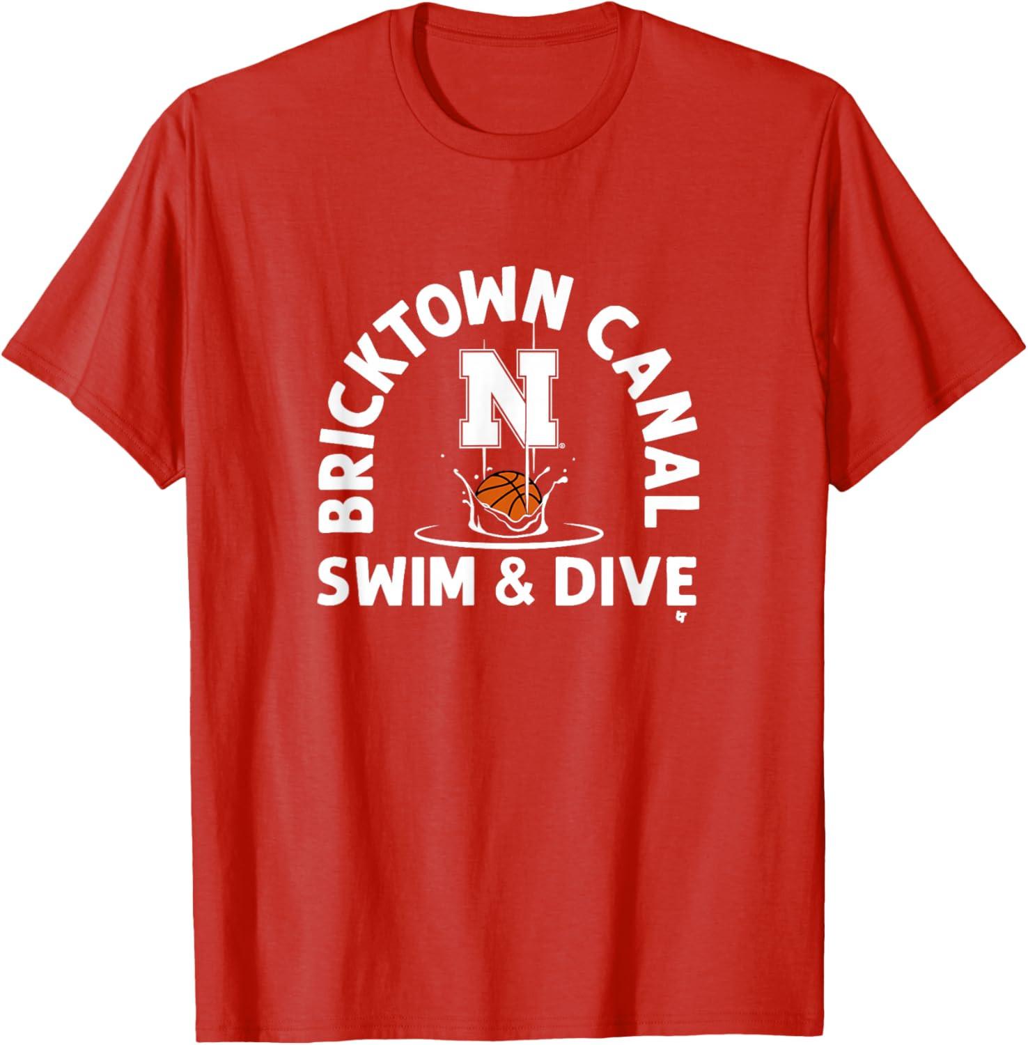 Bricktown Canal Swim & Dive - Nebraska Basketball T-Shirt S