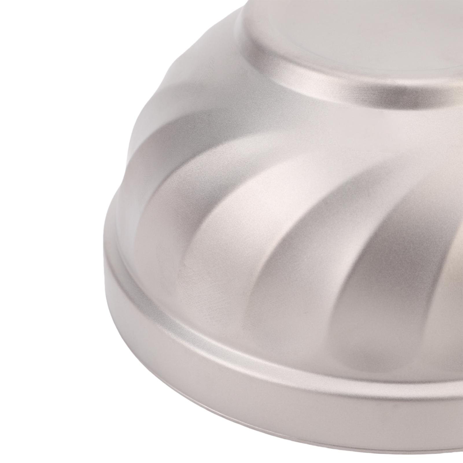 

Camp Bowl Pure Ti Double Layer for Outdoor Cooking Soup and Noodle Bowls with Heat Insulation and High Temperature 12.5CM