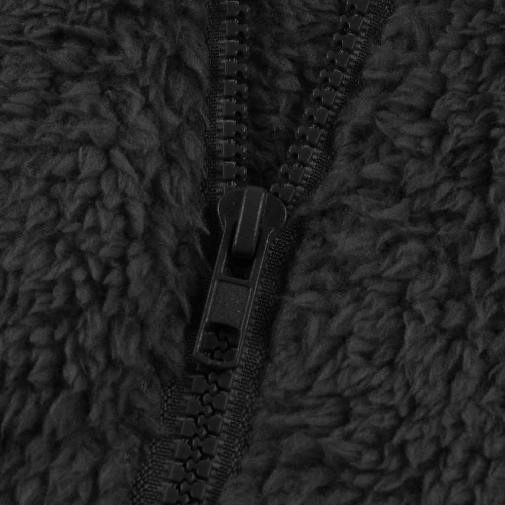 Women's Fashion Stand Collar Zipper Plush Jacket Leopard Print Stitching Loose Plush Sweater