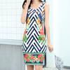 Source Summer Women's Printed Dress Sleeveless Dress Tide