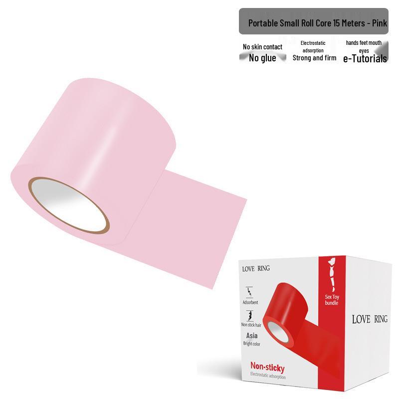 Bondage Tape Alternative: Handcuffs, Blindfold & Restraint Set for Adults