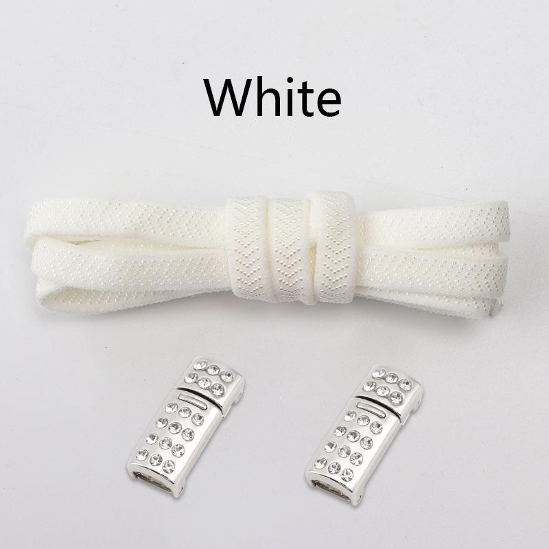 Nuovi Laccetti Magnetici a Chiusura a Diamante senza lacci Bambini Adulti Laccetti Elastici Scarpe da Ginnastica 8mm Scarpe Basse Senza Laccio Accessori per Scarpe