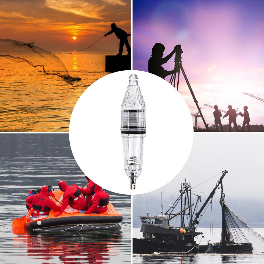 Underwater Fishing Light Submersible Dock Light Attractants Energy-Efficient Underwater Attracting Lamp Long-Lasting Fishing