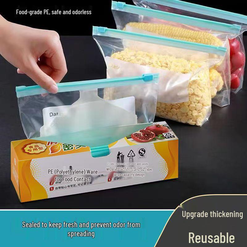 Thickened Self-Sealing Waterproof Storage Bag for Refrigerator and Freezer