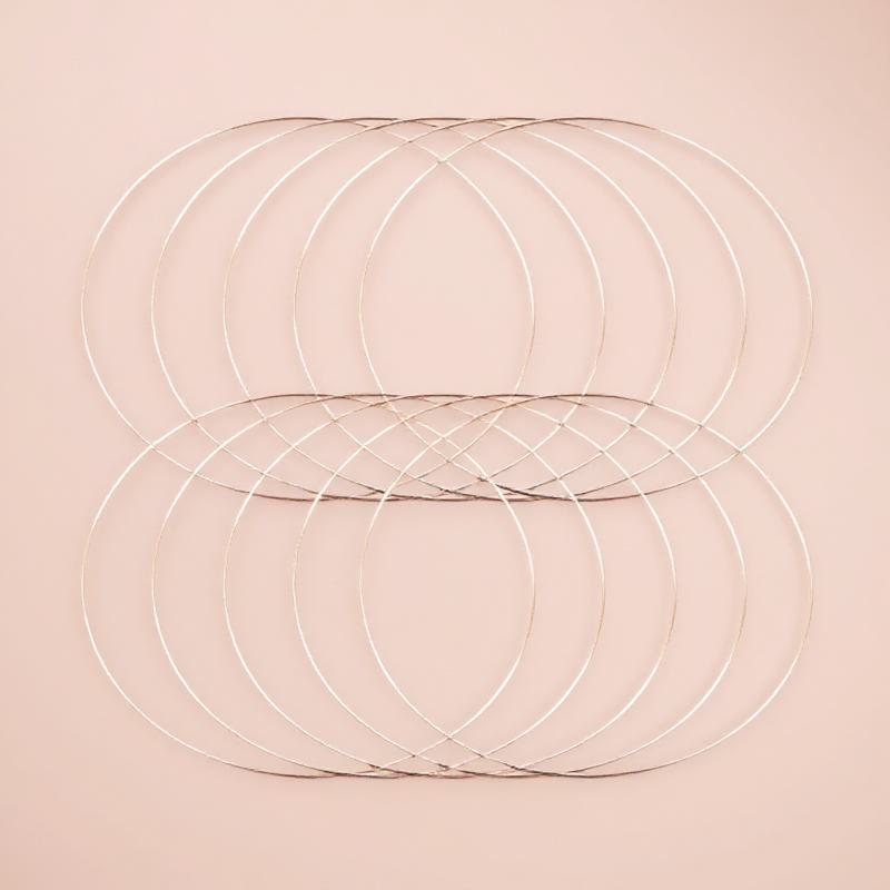 10Pcs Dreamcatcher Accessories Metal Ring 130Mm DIY Dreamcatcher Hoop for Craft Projects Home Decor Art Making