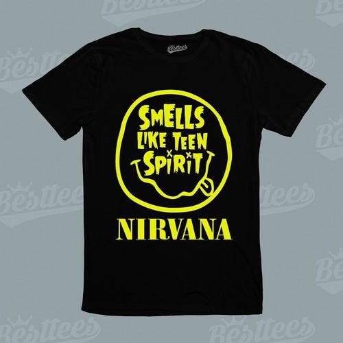 UNISEX Nirvana Classic Retro Kurt Heavy Metal Rock N Roll Music Band T-Shirt