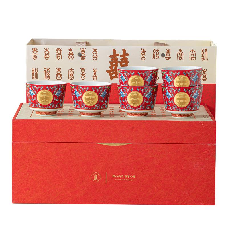 Ceramic Tea Cup Set for Wedding, Colored Tea Cup, Wedding Companion Hand Gift, Luxury