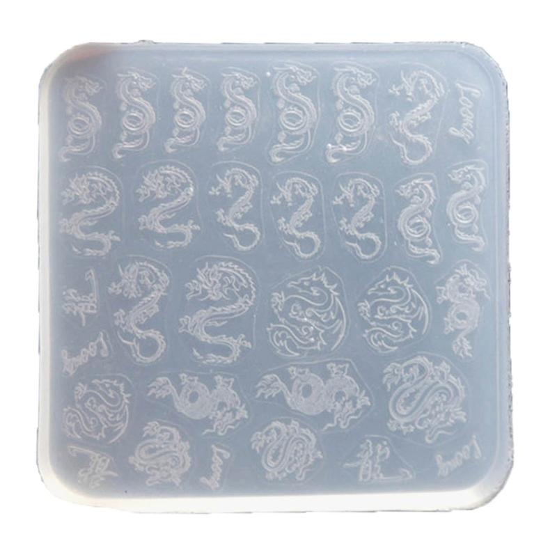 3D Nail Art Mold with Variety of Patterns Template Carving Sticker Stencil Tools Moulds for Nail Enthusiasts and Salons