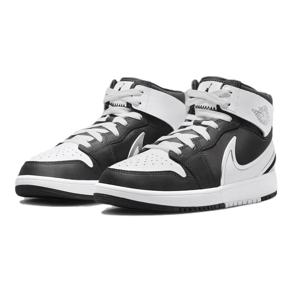 Air Jordan 1 Mid RM EasyOn GS Black White Kids Sneakers FQ1281-001