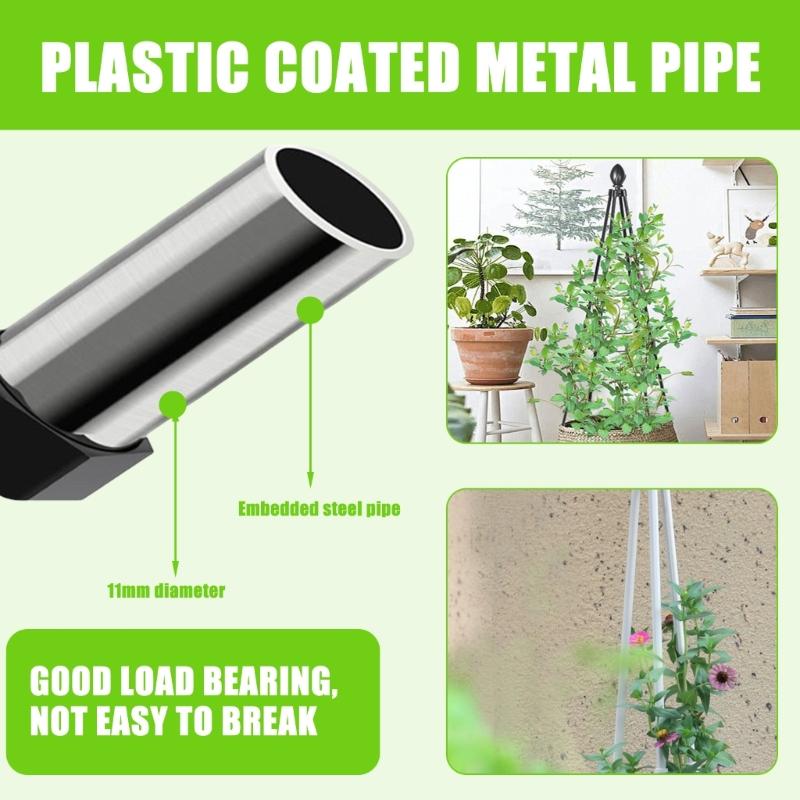 Customizable Length Plant Support Pile Adjustable Length Climbing Vine Stake Bonsais Fixing Rod for Household Use