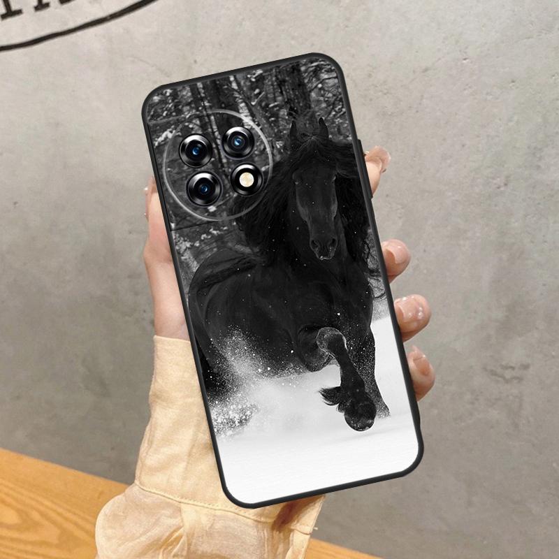 Horse Animal Case For OnePlus 15 15R 13 13R 13T 12 12R 11 10 10R 10T 8T Nord 5 CE 4 2 3 Lite N20 N30 Cover