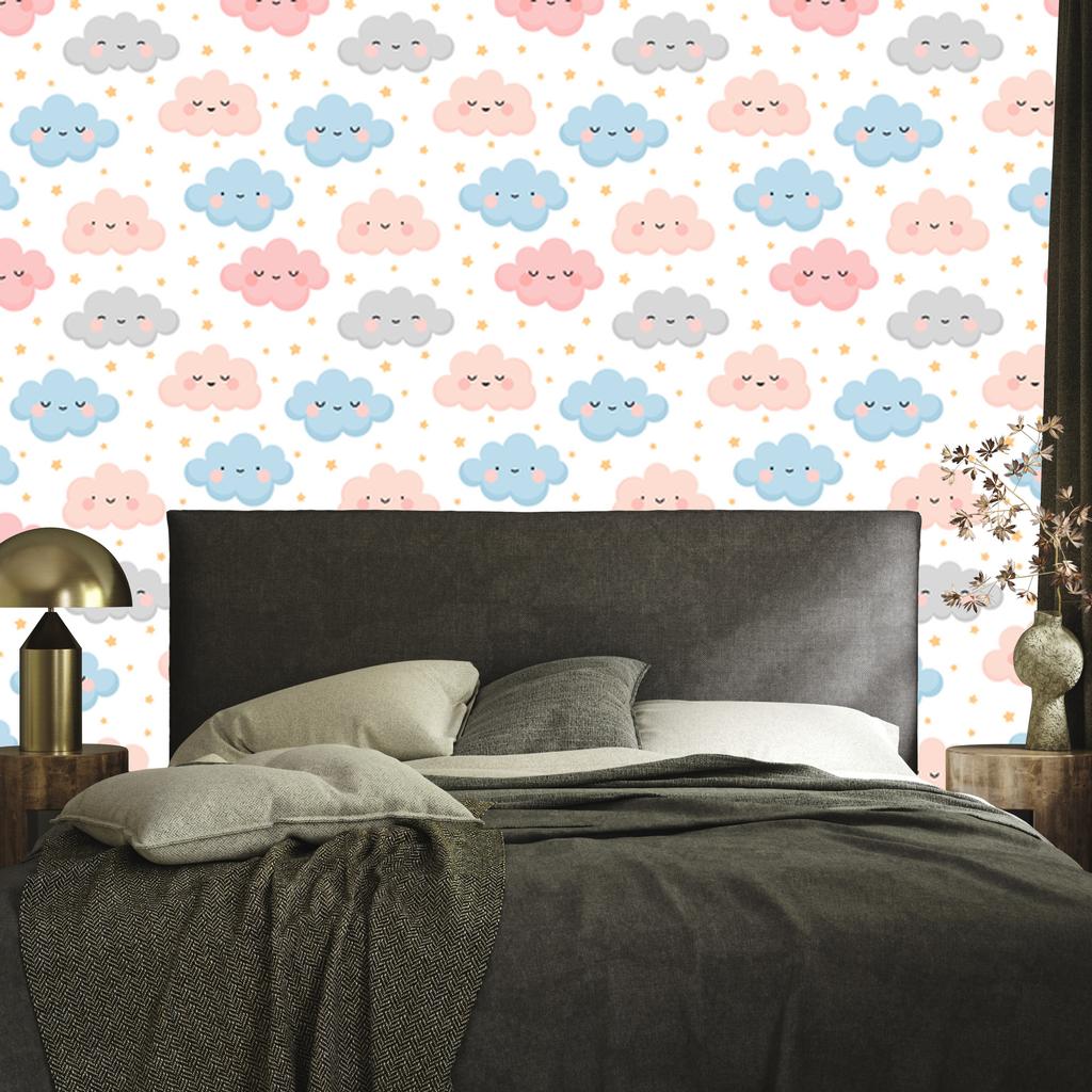 Colorful Clouds Wallpaper for Living Room and Bedroom 50x1000
