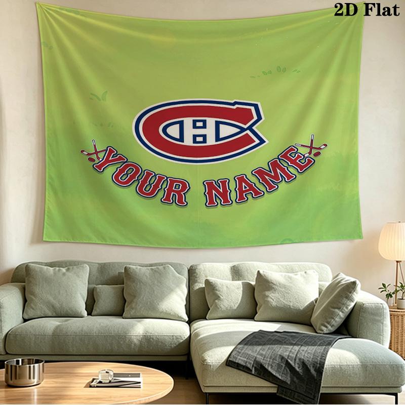 Personlig Montreal Canadiens Tryckt Väv – Väggbonad för Sovrum, Studentrum och Heminredning