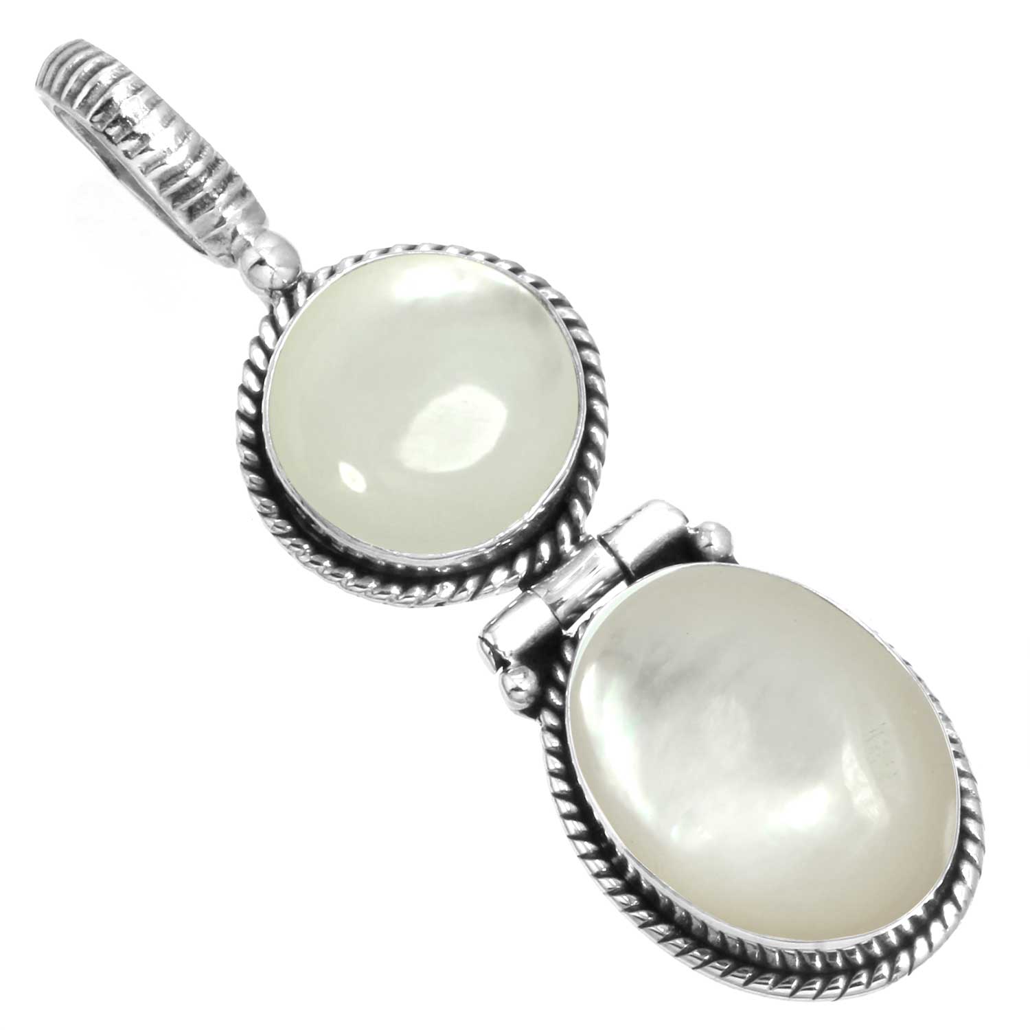 

Подвеска из стерлингового серебра 925 пробы, женская бижутерия с драгоценными камнями, подарок на день дружбы, сине-зеленый, фиолетовый, медный, бирюзовый, жемчужный, лазурит, перламутр мать жемчужного