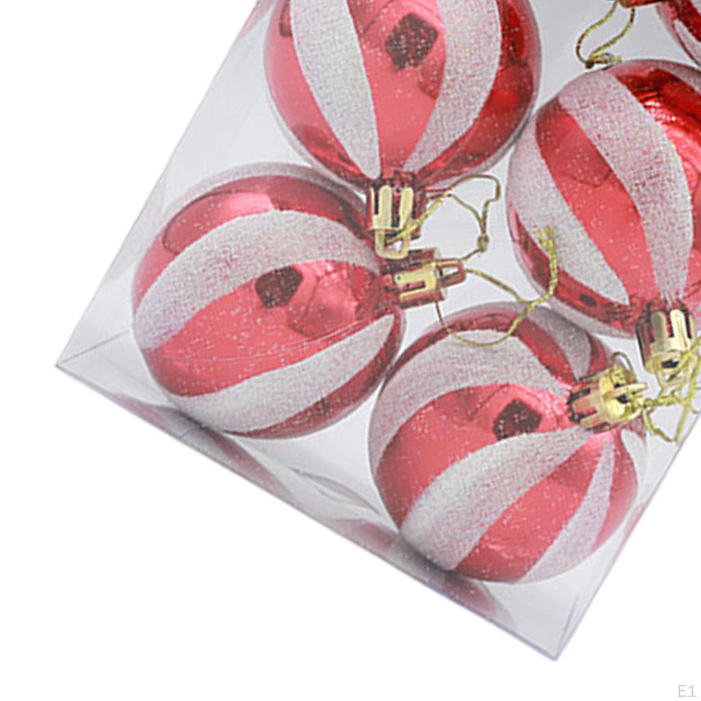 6 Pack Christmas Ornaments for Tree Decoration And Holiday Events