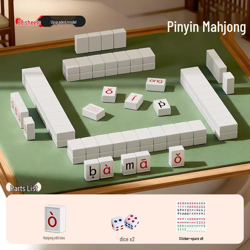 

Children s Phonics Mahjong Learning Toy for Kindergarten and Year One
