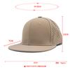Hip Hop Full Seal Hat Summer Outdoor Visor Stretch Solid Color Cap Mesh Breathable Flat Brim Hat