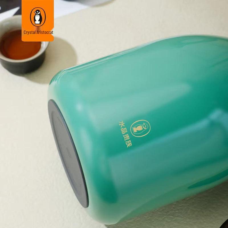 Crystal Noble Stainless Steel Tea Pot with Water Separation, Insulation, and Engraving – Ideal for Home or Office.