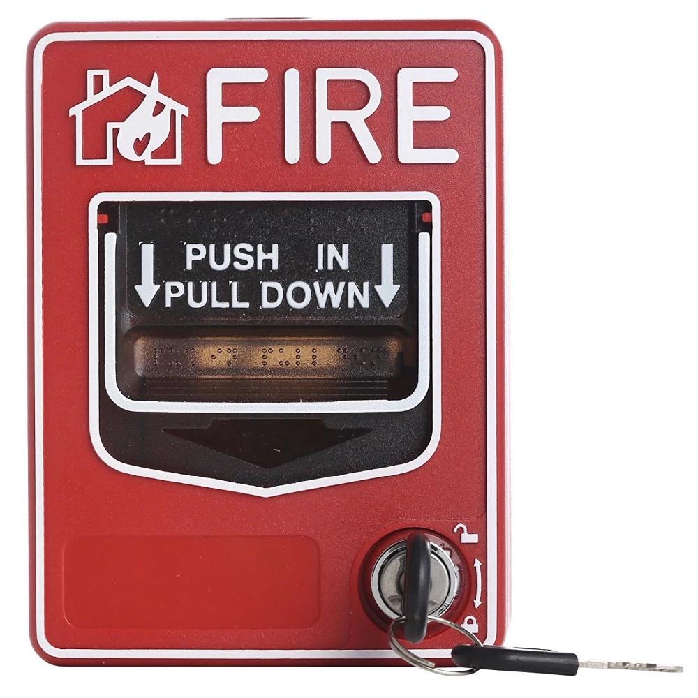 Resettable Wired Fire Alarm Emergency Call Point Button