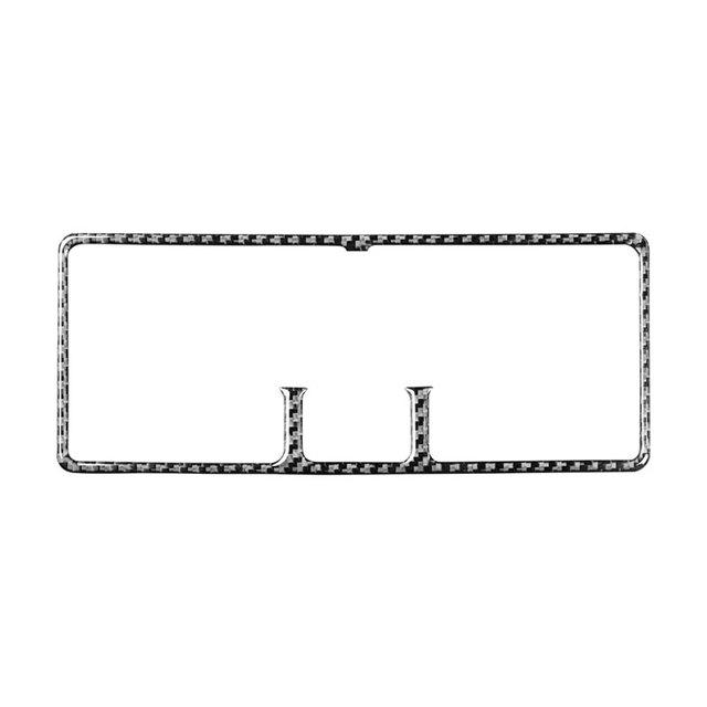 Kolfiber bil sidopanel mitten luftkonditioneringsutloppsventilation trimskydd för VW Golf 4 Jetta Bora MK4 R32 GTI 1999-2004