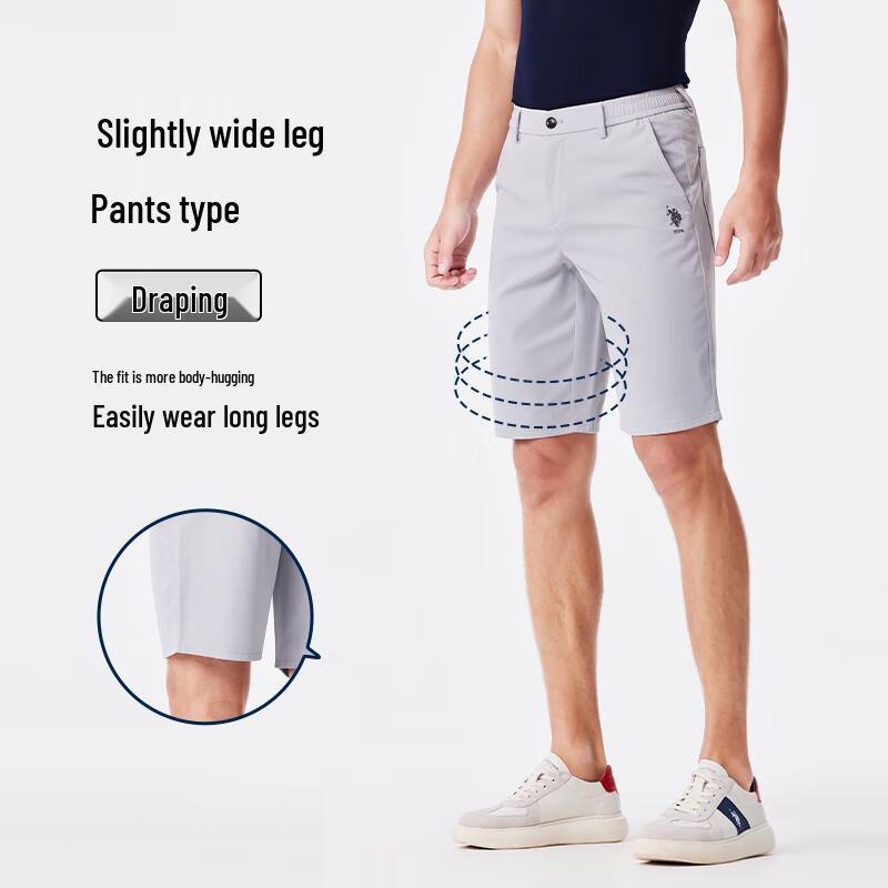 U.S. POLO ASSN. Men's Straight Fit Business Casual Shorts