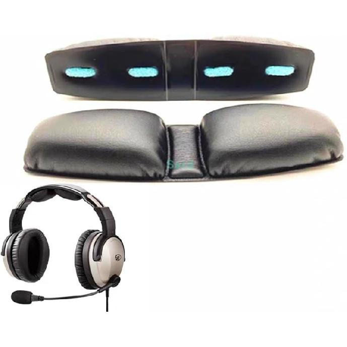 

XBERSTAR Headphone Earpads for Lightspeed Zulu,Sierra, Zulu.2, Zulu PFX Aviation Replacement Ear Cushion Cover (Earpads+Head Pad) Head Pad