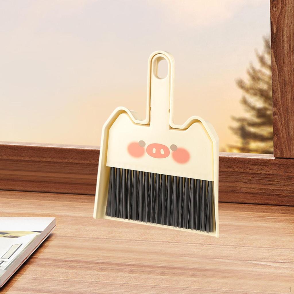 Besen Kehrschaufel Bürste Mini und Set, Handstaubschaufel für Zuhause Schreibtisch, Computer