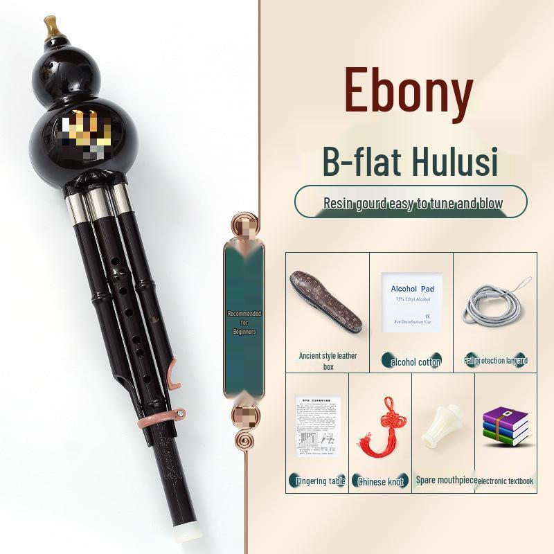 B Flat & C Key Ethnic Gourd Flute for Students & Beginners