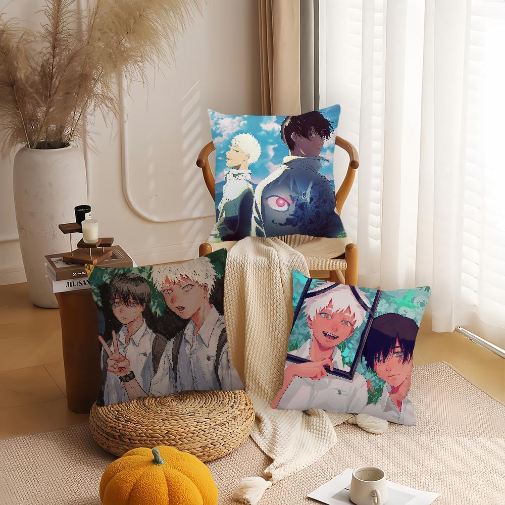 Anime The S-Summer H-Hikaru D-Died Pillow Case Office Cushions Suitable For Sofa Car Bedroom Decorative Cushion Cover