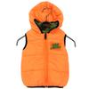 Логотип з одним елементом Без рукавів Жилет з утеплювачем 24М Помаранчевий Худі Дитячий Вживаний