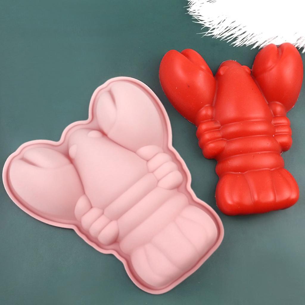 Food Grade Silicone Lobster Mold Creative Soap Mold For Chocolate Baking DIY Crafts And Soap Making Kitchen Tool