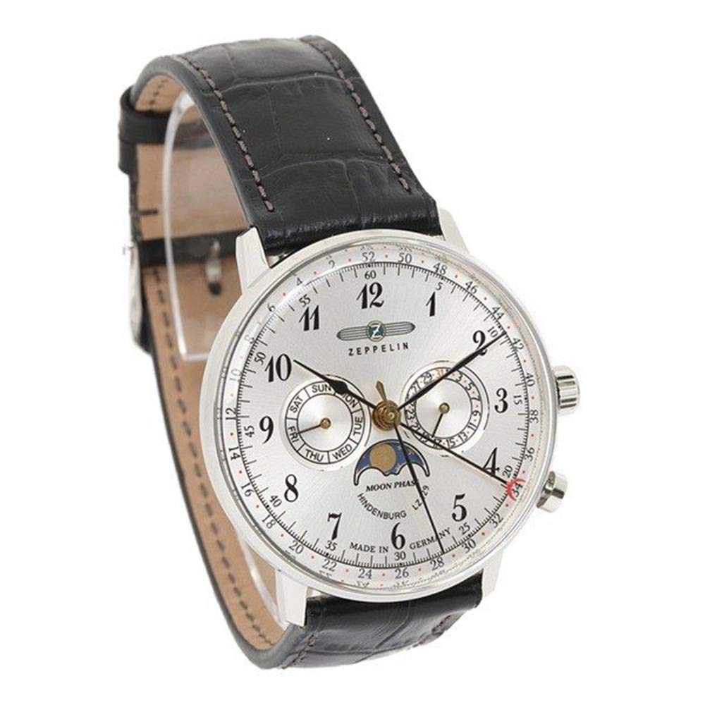 

Часы ZEPPELIN Hindenburg Silver Case Black Leather [ZEPPELIN] Мужские 7036-1 [Товар]