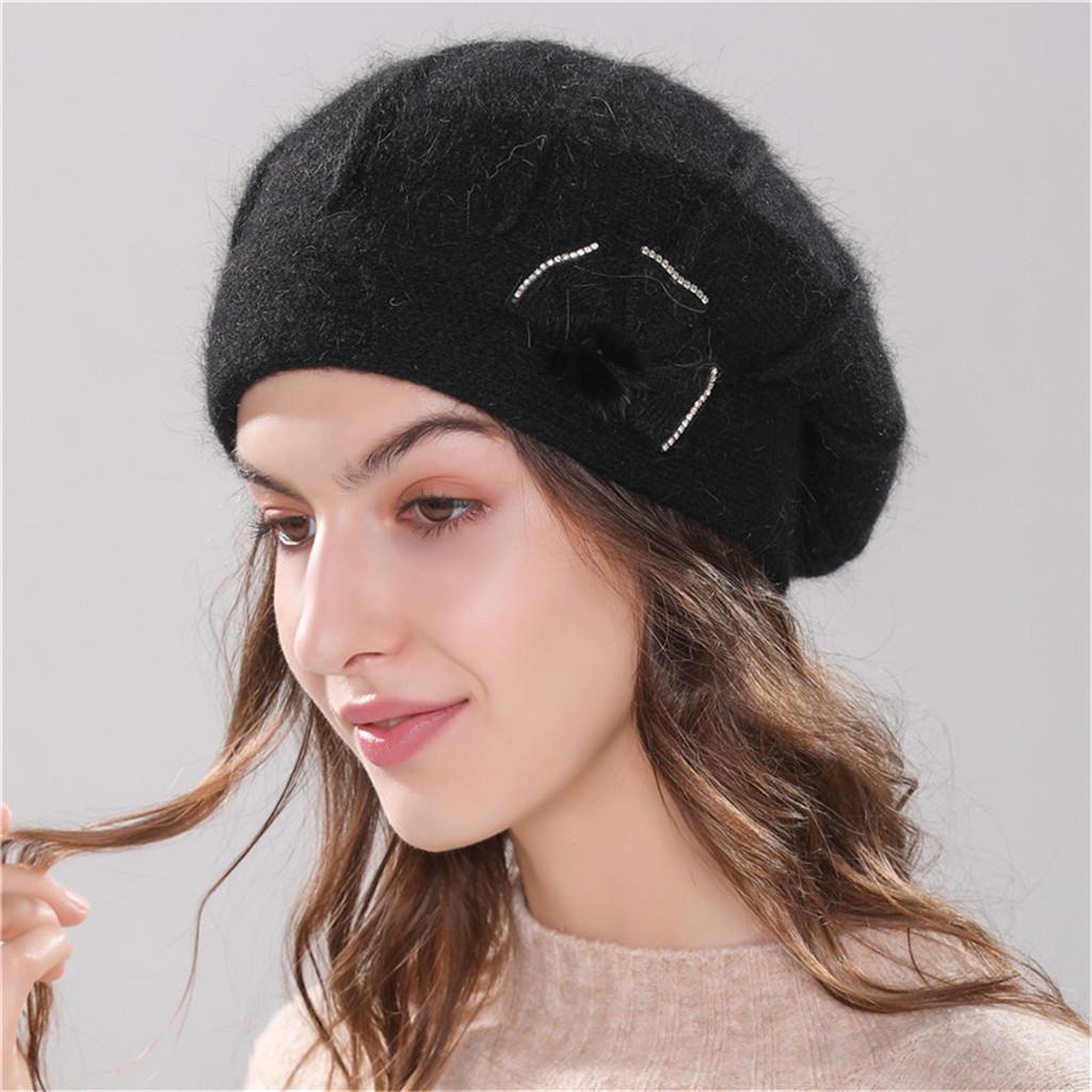 

Women Baggy Warm Crochet Winter Wool Knit Ski Slouchy Caps Hat